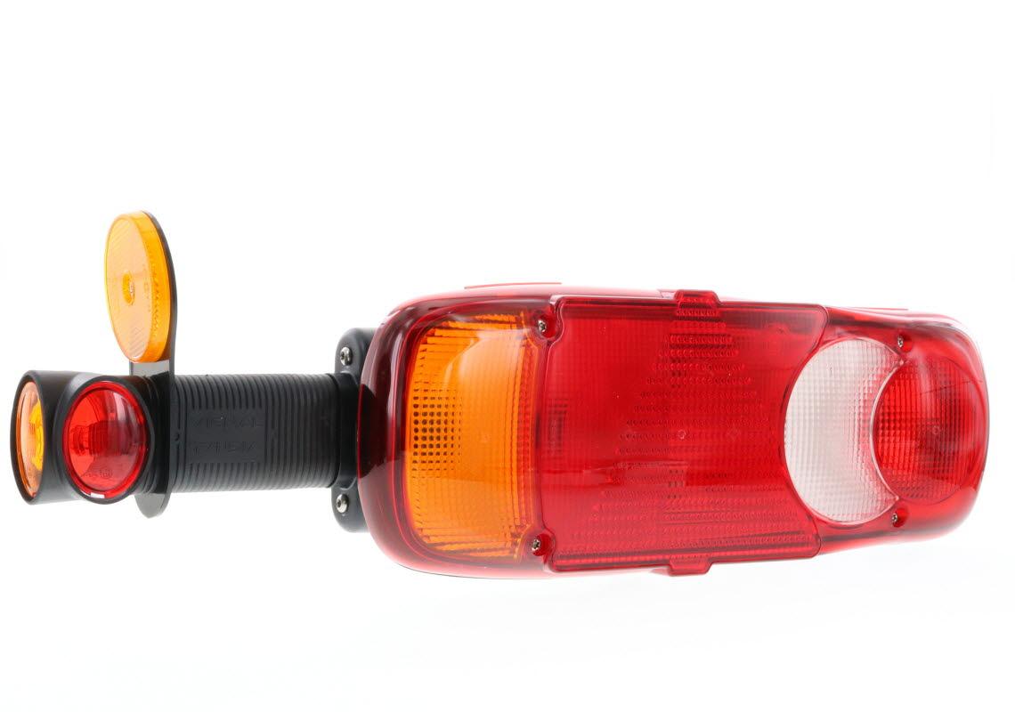 Rear lamp Left, Feu de gabarit, AMP 1.5 - 7 pin rear conn